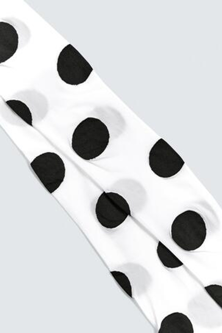 ZARA HARRY LAMBERT X DISNEY КОЛГОТКИ В ГОРОХ, БЕЛЫЙ