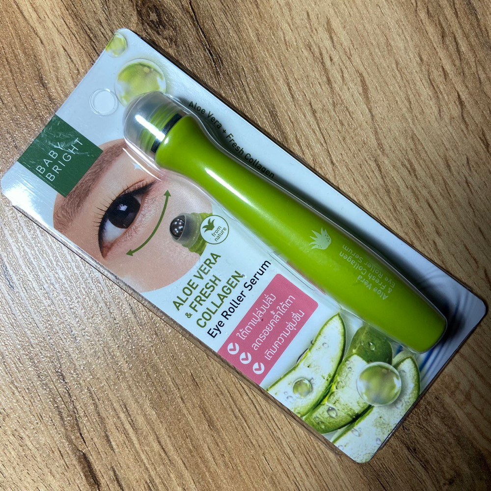 Сыворотка-роллер для век Baby Bright Aloe Vera & Fresh Collagen Eye Roller Serum Алоэ Вера и Коллаген 15 мл