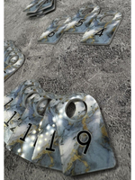 Номерки для ключей акриловые 3х5 см