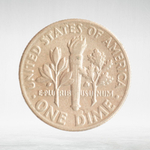 USA, 1 Dime, 1970 - Roosevelt Dime (D), XF