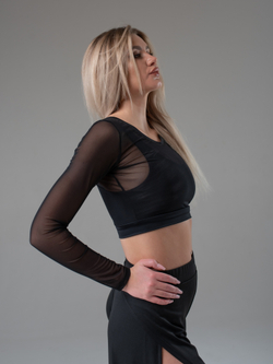 Лонгслив Shadow, Черный