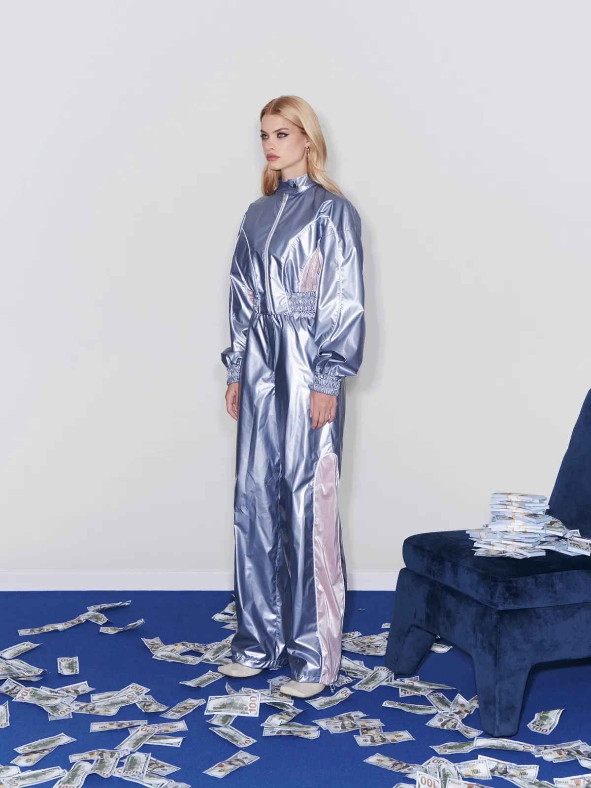 Брюки металлик «Жена авторитета»