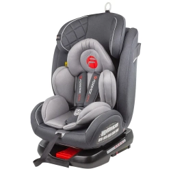 Кресло детское с ISOFIX KBH308 Dark Gray/ Light Gray 0-36кг FORSAGE kids##KING KBH308