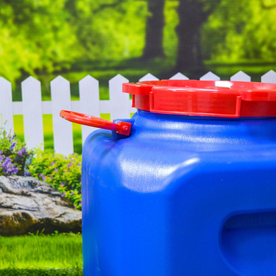 Бочка 40л Дачная квадратная цветная