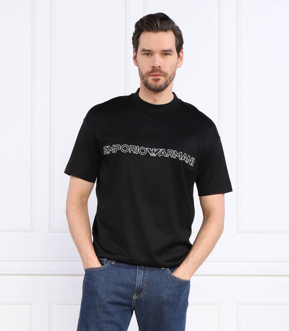футболка Emporio Armani - черный(3R1TBD 1JUVZ)