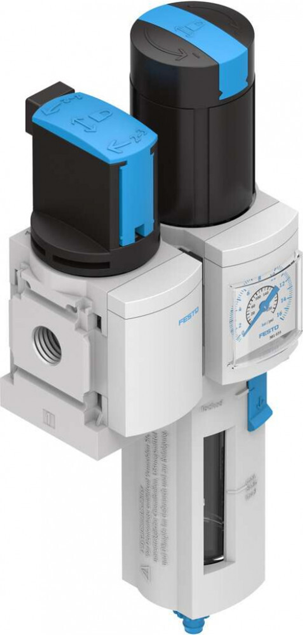 Блок подготовки воздуха, комбинация Festo MSB4-1/4:C3:J1-WP