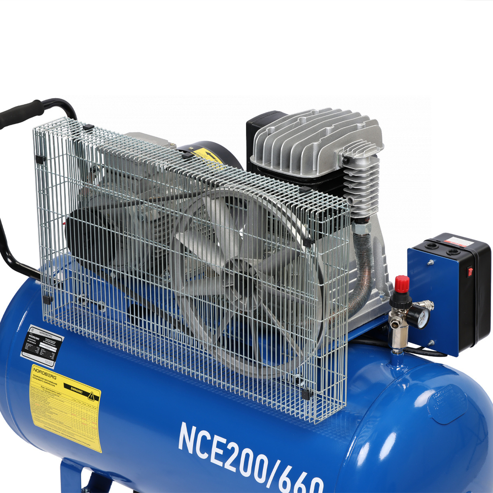 Компрессор поршневой с ременным приводом, объем 200 л NORDBERG ECO NCE200/660