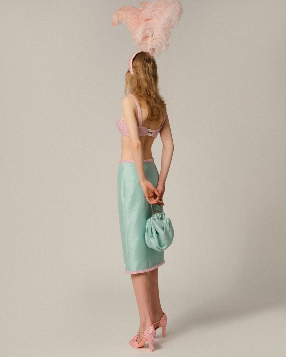 Расшитая юбка прямого кроя