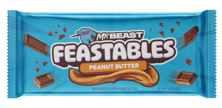 Шоколад Feastables Mr. Beast молочный с арахисовой пастой