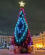 Умная уличная гирлянда «3D» на елку от 4 до 30 м