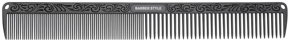 Расческа металлическая Barber Style Dewal JF10225black