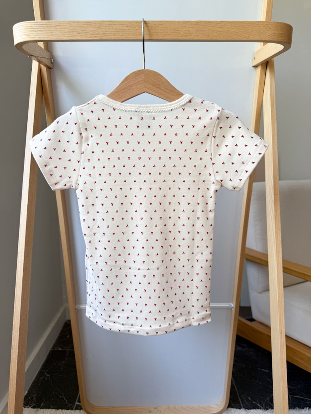 Новая хлопковая футболка Petit Bateau, 104