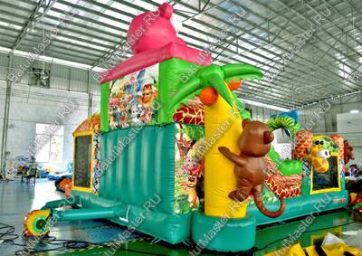 Надувной батут "Бегемотик"