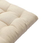 Подушка на стул из хлопка бежевого цвета из коллекции essential, 35х35 см