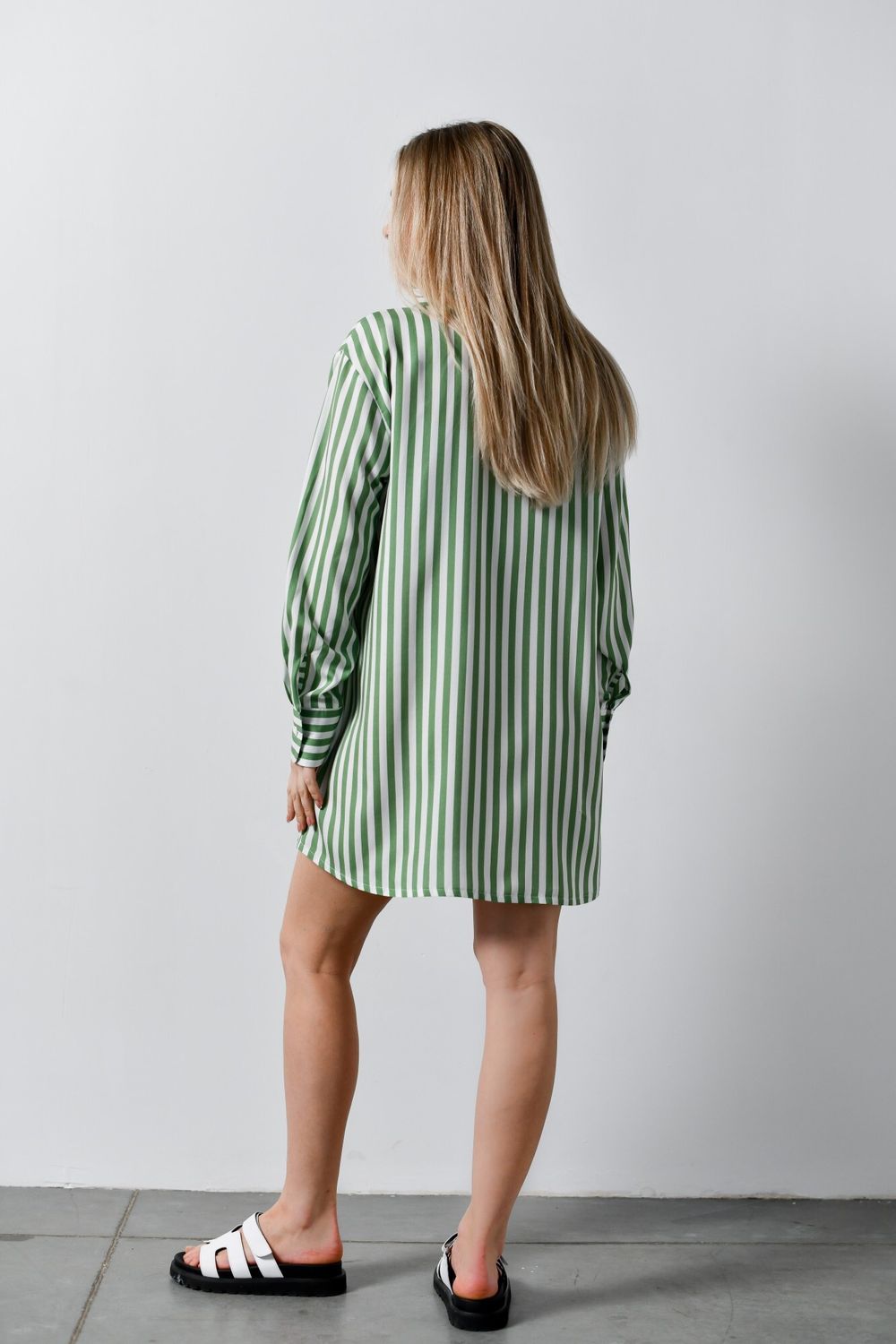 Блузка (рубашка) Тропический рай-2 Виотекс ЗЕЛЁНЫЙ