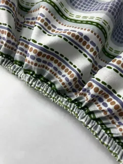 Постельное белье "Бисер (компаньон)" 1,5-сп   наволочка 50х70 1шт Простынь на резинке 90х200 см  Пододеяльник 145х215 см  Сказка сатин