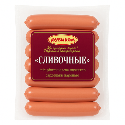 Сардельки Сливочные Рубиком вес