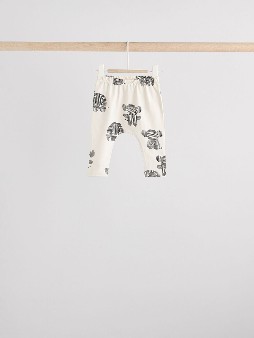 Лонгслив и легинсы в комплекте для малышей Next E48-113, 3 шт., Бежевый, Серый