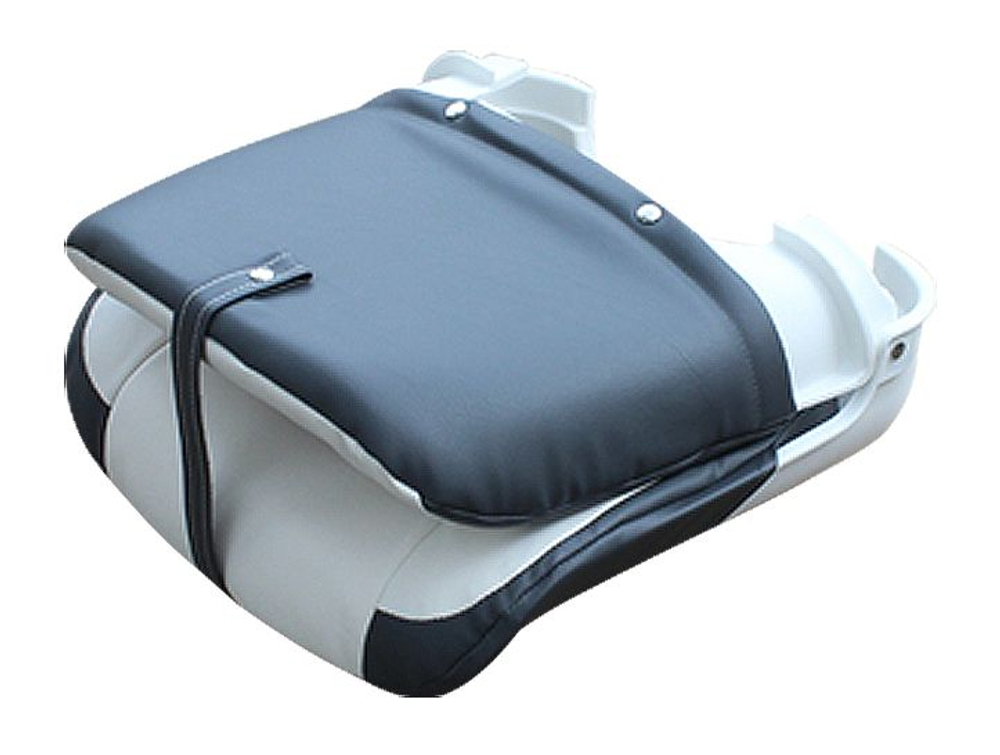 Сиденье "Premium Hi-back All Weather", белое с темно-серым и синим (10252316)