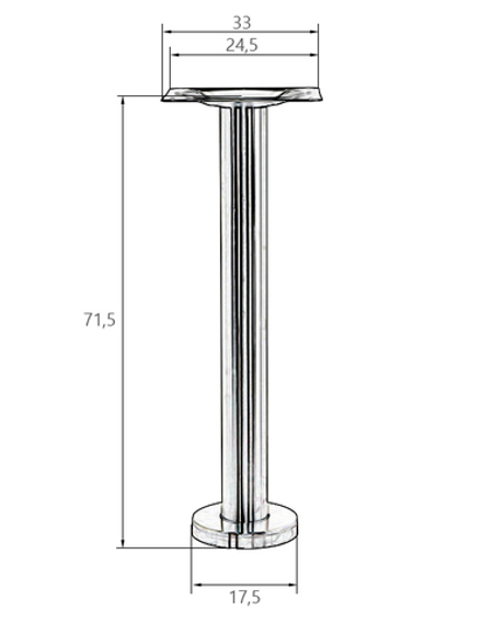 Подстолье обеденное с креплением к полу DOBRIN NAIL