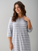 Халат Хм-562/серый-полоса-и