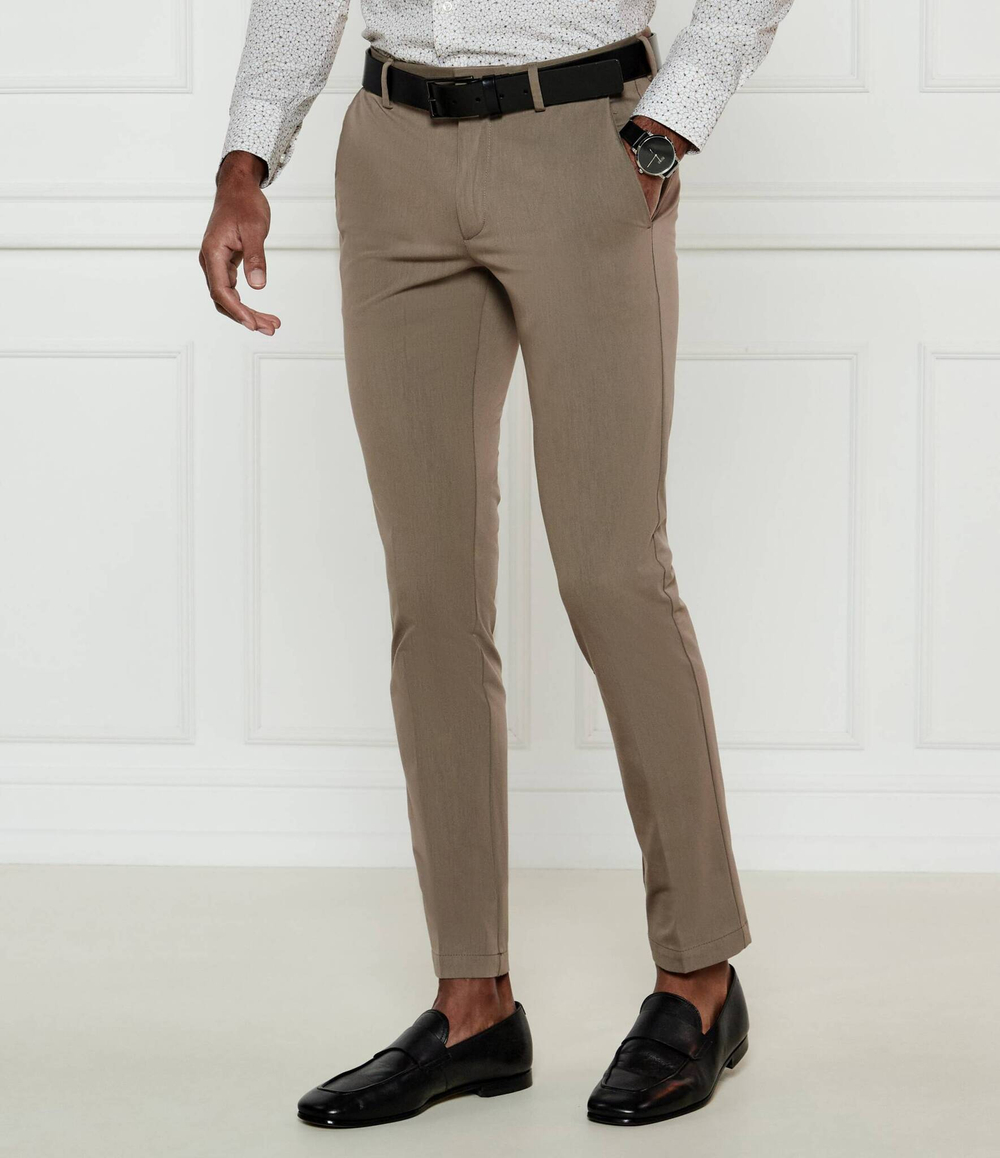 Брюки Kaito1_T BOSS BLACK - бежевый(50487754)