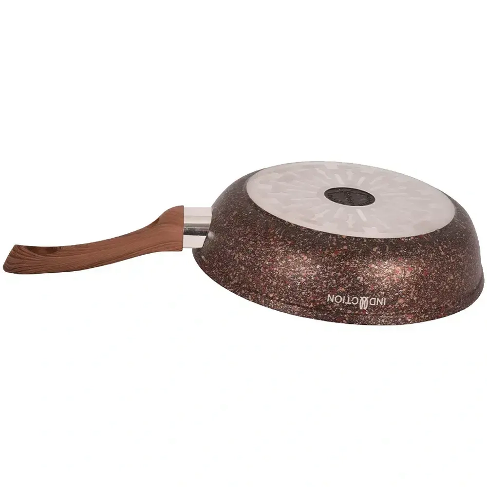 Сковорода 28*6,5см с ручкой «Granit Ultra Induction» (red) сгаи280а