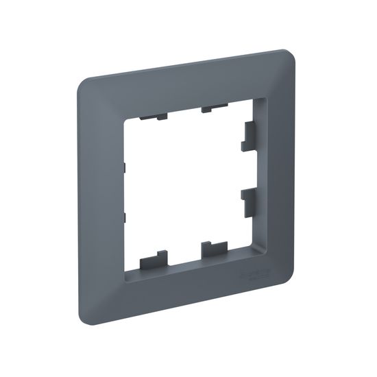 Рамка 1-м AtlasDesign Air грифель/дым. черн. SE ATN220701