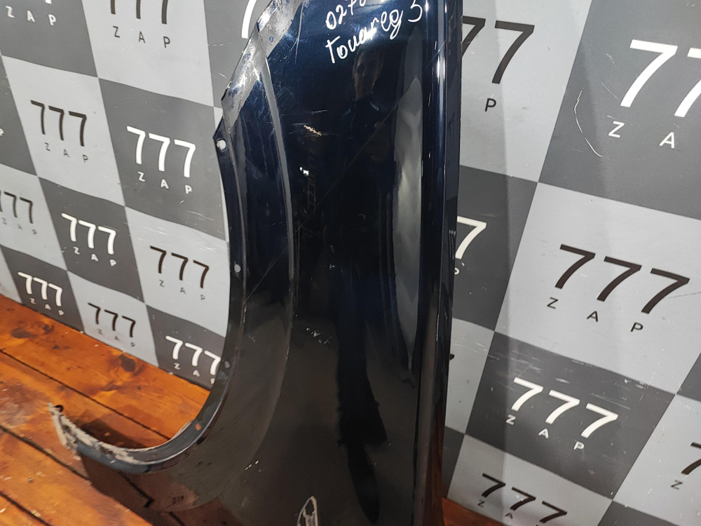 Крыло переднее левое Volkswagen Touareg 3 18-нв Б/У Оригинал 760821105