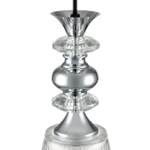 8049/1A SUSPENTIONI LN25 308 хром/прозрачный металл/стекло Подвесной светильник E27 1*60W 220V MANOLA