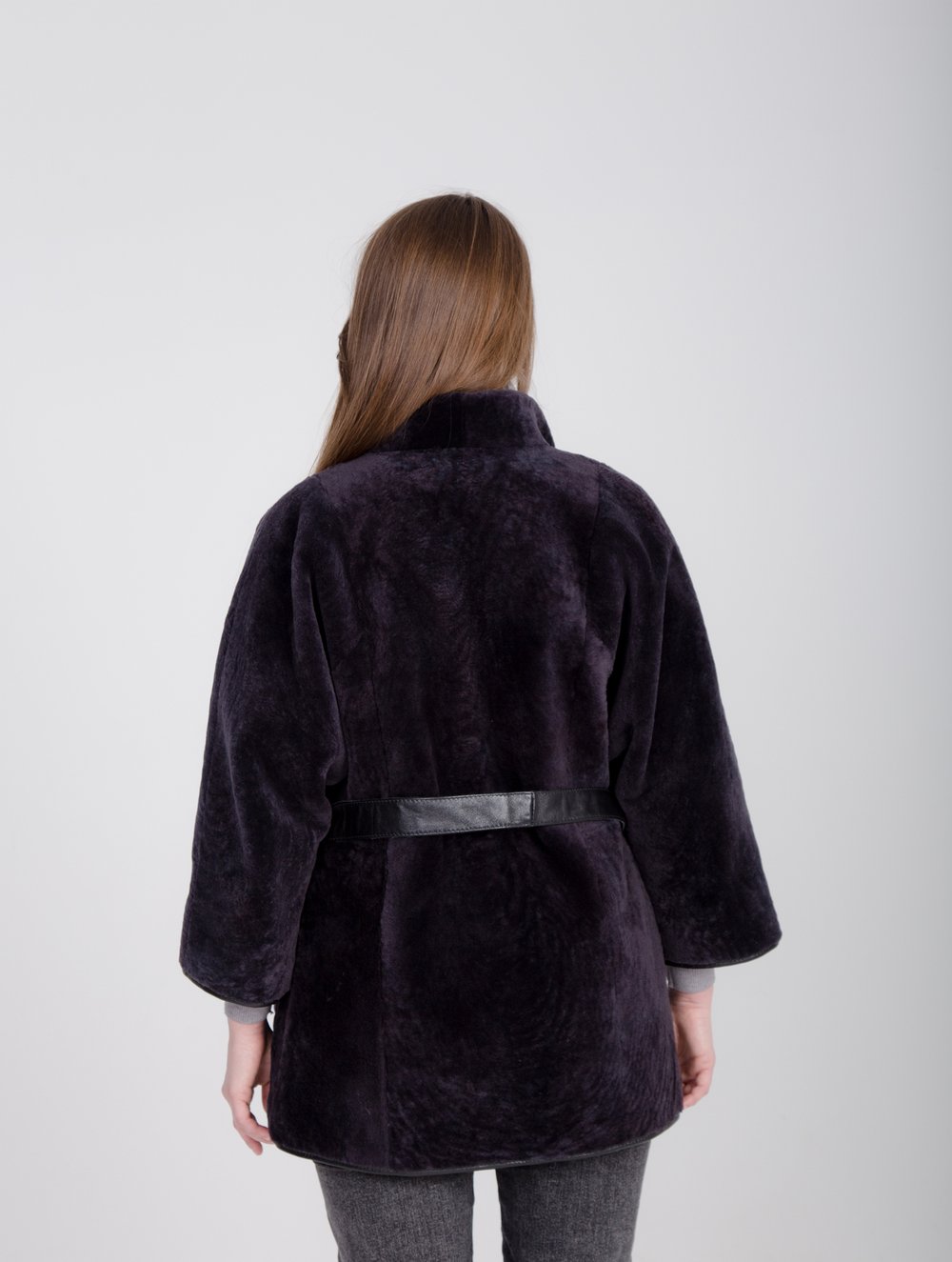 Мутоновая шуба из овчины