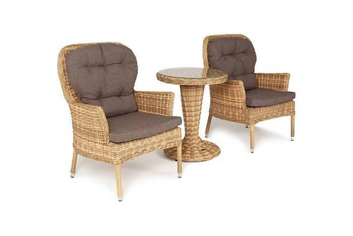 Кофейный комплект "Алиса" из искусственного ротанга