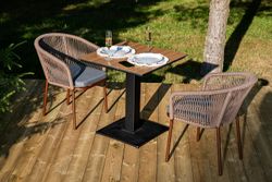 "Каффе" обеденная группа на 2 персоны, цвет "дуб"