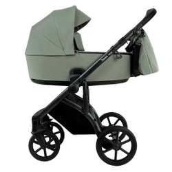 Детская коляска Roan Bass Next 2 в 1 BSN/43/2 Sage Green/Black/ руч.Black