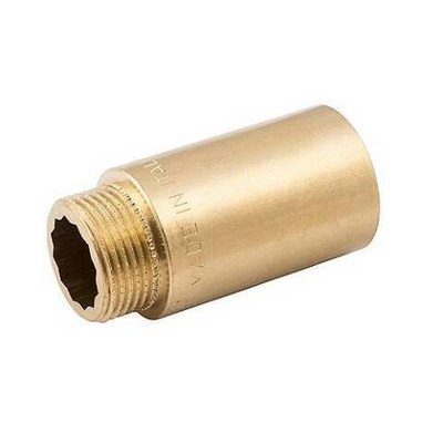 Удлинитель резьбовой ELSEN METALIT EBF13 - 1/2", длина 40 мм (НР/ВР, латунь без покрытия)