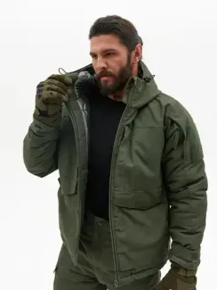 Тактическая зимняя костюм с фольгой Олива