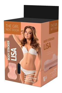 Телесный мастурбатор-вагина Lisa Vibrating Body Masturbator