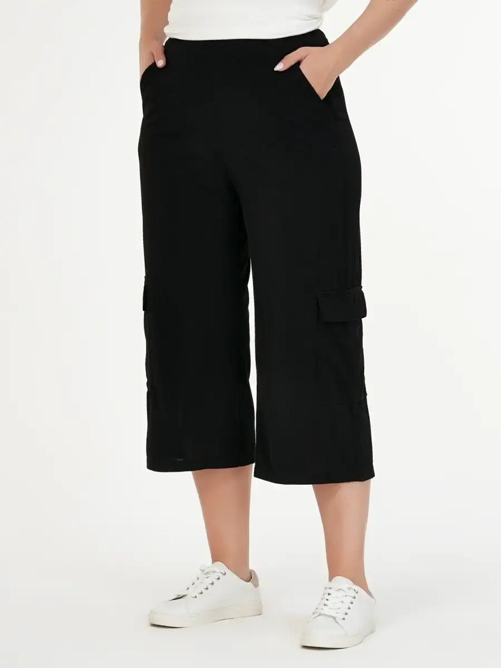 Брюки карго кюлоты