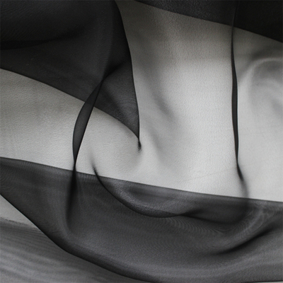 Органза, 150 см, чёрный