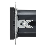 BRITE Розетка USB A+C 45Вт высокоскоростная зарядка РЮ11-2-БрЧ черный IEK