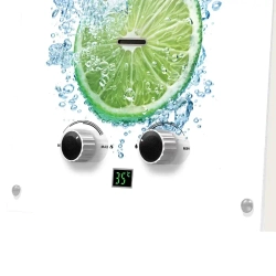 Водонагреватель газовый Ballu GWH 10 Fiery Glass Lime (НС-1584733)