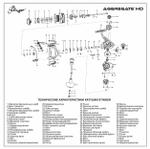 Катушка рыболовная безынерционная Aggregate HD 2500