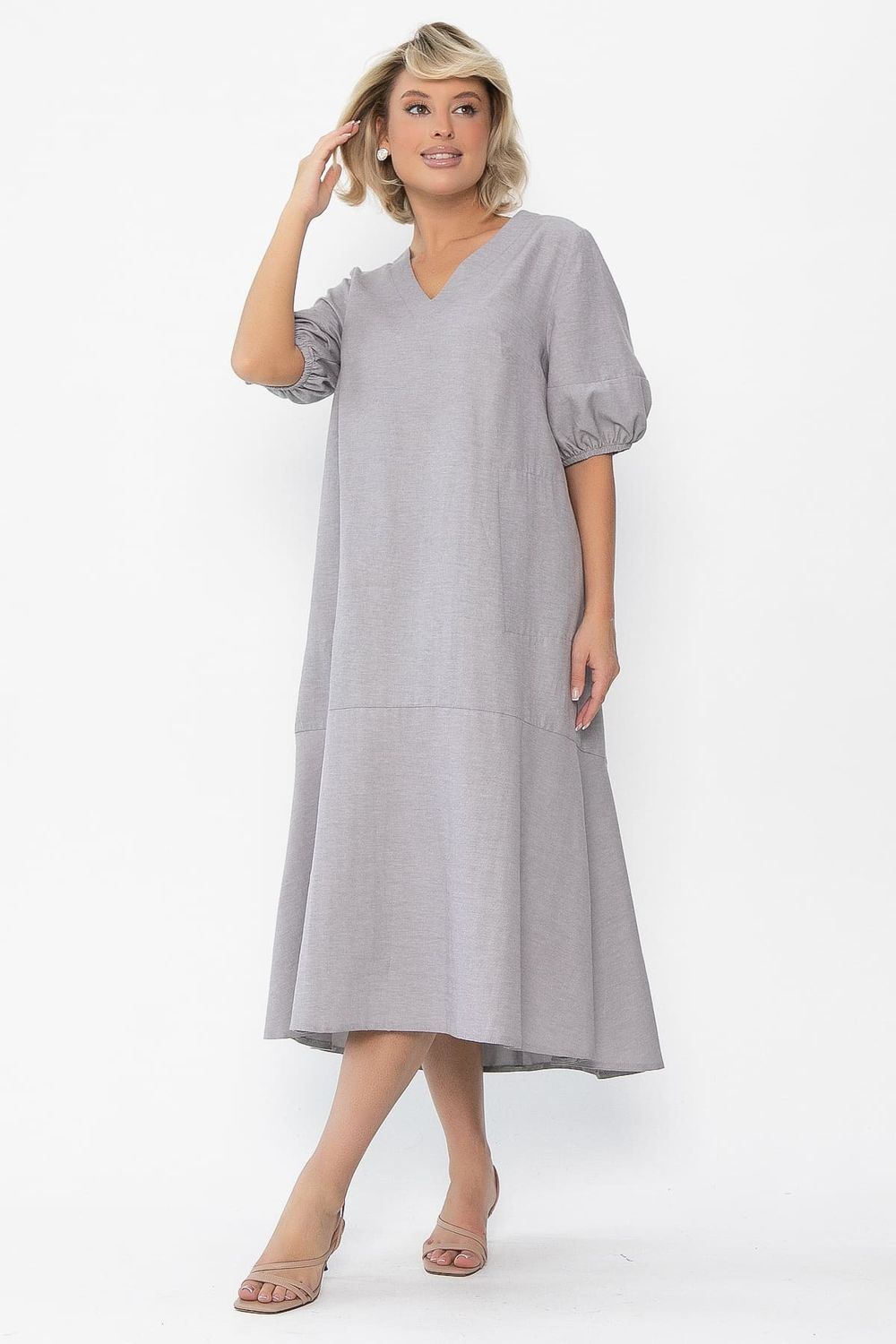 Платье Калифорния (серое) П14044-30М LT Collection