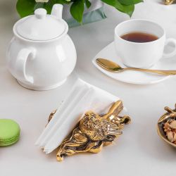 Держатель для салфеток Птичка Бронза