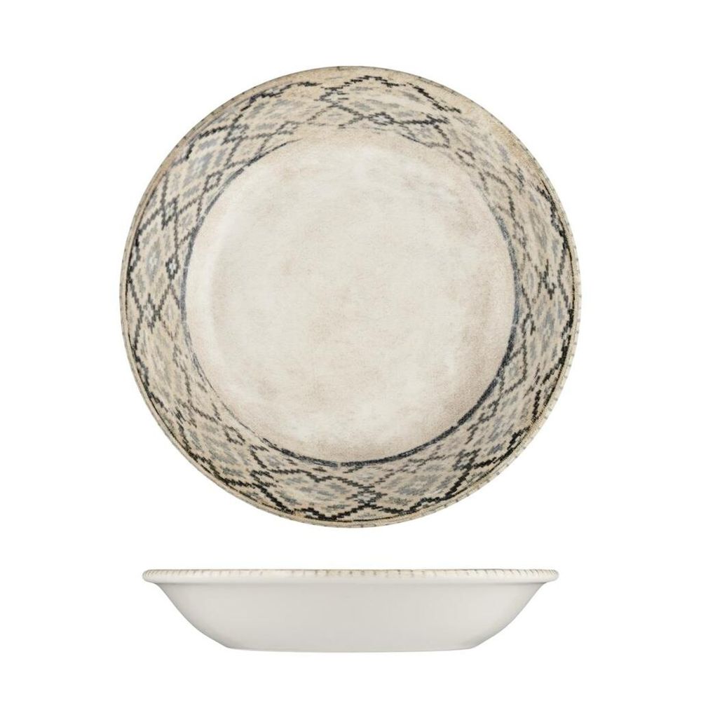 Салатник 220 мл d 15 см h2,9 см емкость для закусок круглый Rug By Bone Innovation [6]