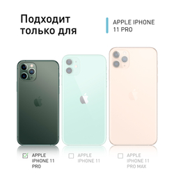 Чехол ROSCO для Apple iPhone 11 Pro оптом (арт. IP11P-HARD-TPU-TRANSPARENT)