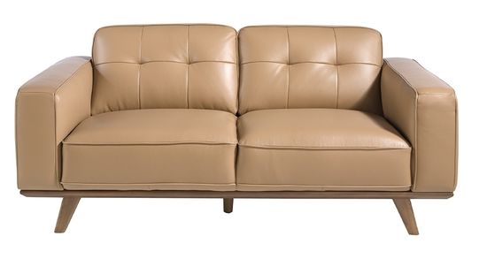 Диван 2-х местный 6119/5606-2P-M5668 Angel Cerda с обивкой из стеганой кожи
