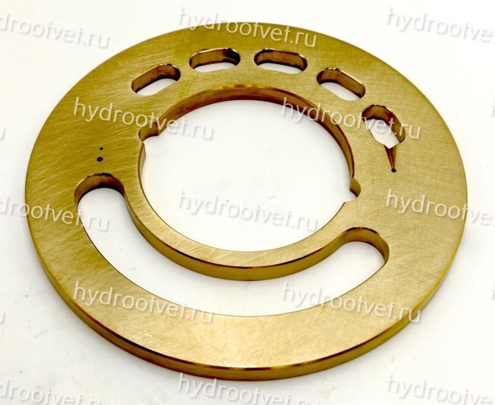A10VNO85 VALVE PLATE L all bronze - Распределитель L (левый) d52 d107 h5,5 мм для насоса Рексрот A10VNO85 / 53 серии, полностью из бронзы