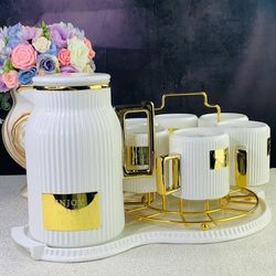 Lenardi 106-178 Чайный сервиз 10пр. 270 мл в под.уп.(х4)Фарфор