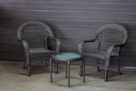 Садовый комплект из искусственного ротанга Мэдисон НЬЮ (Medison NEW) Balcony set с круглым столиком без подушек